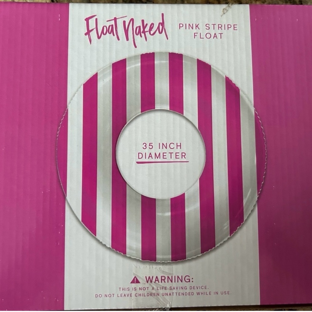 Float Naked Pink Stripe Float